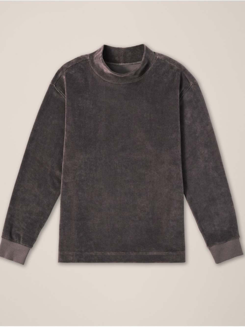 Pact Organic Cotton Pure Velour Mock Neck Tunic